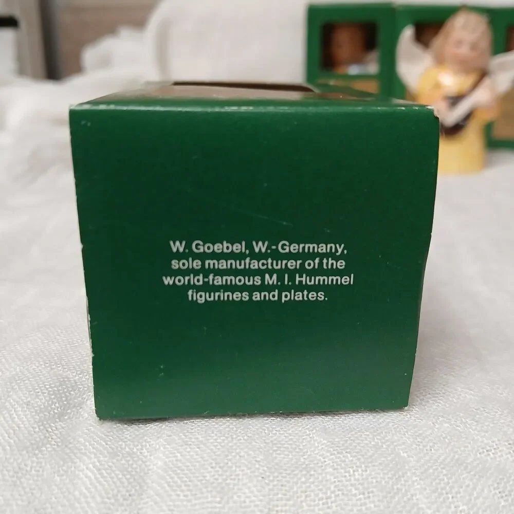 Lot Of 12 Vtg Goebel Angel Bell Ornaments  1979-1989 W/Box Plus 1977 No Box